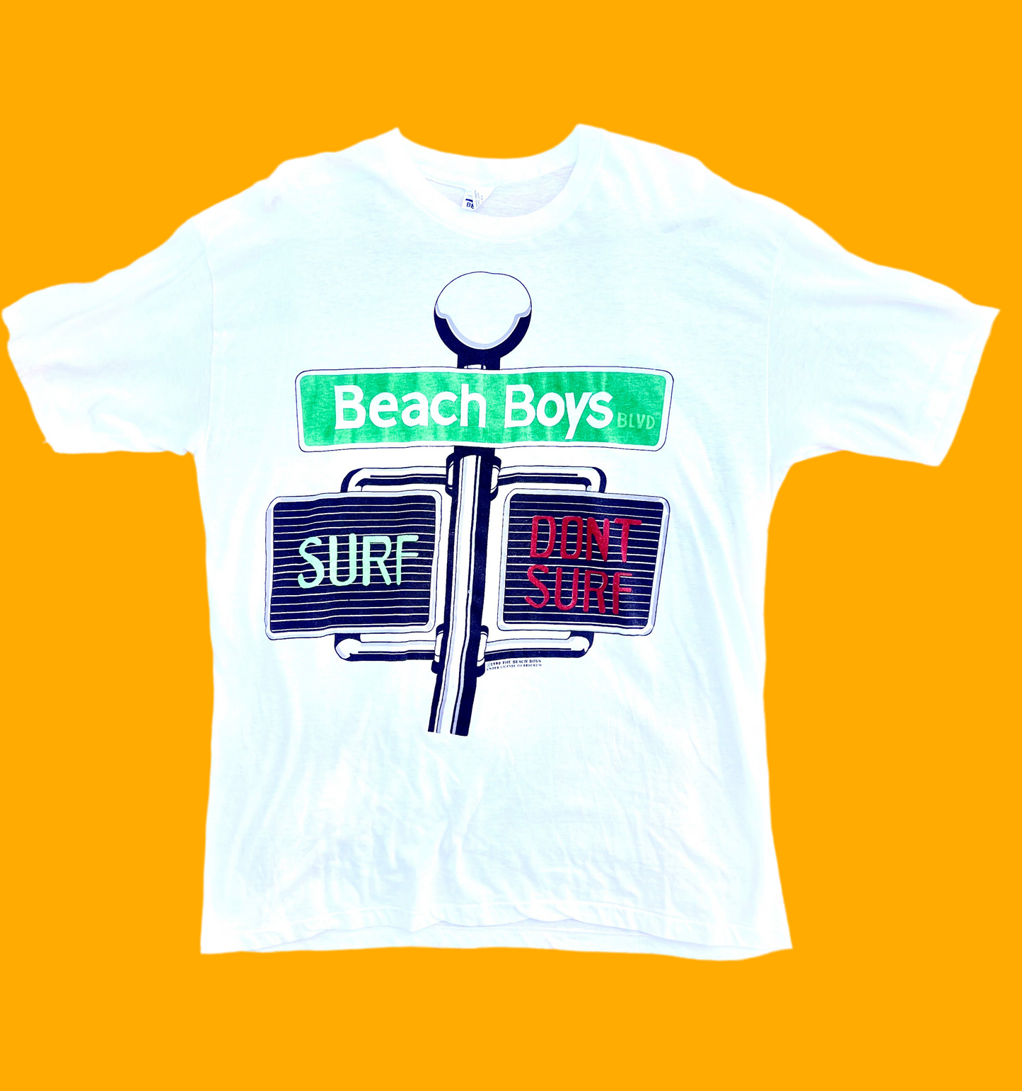 Vintage Beach Boys 1990 Catch a Wave white XL shirt