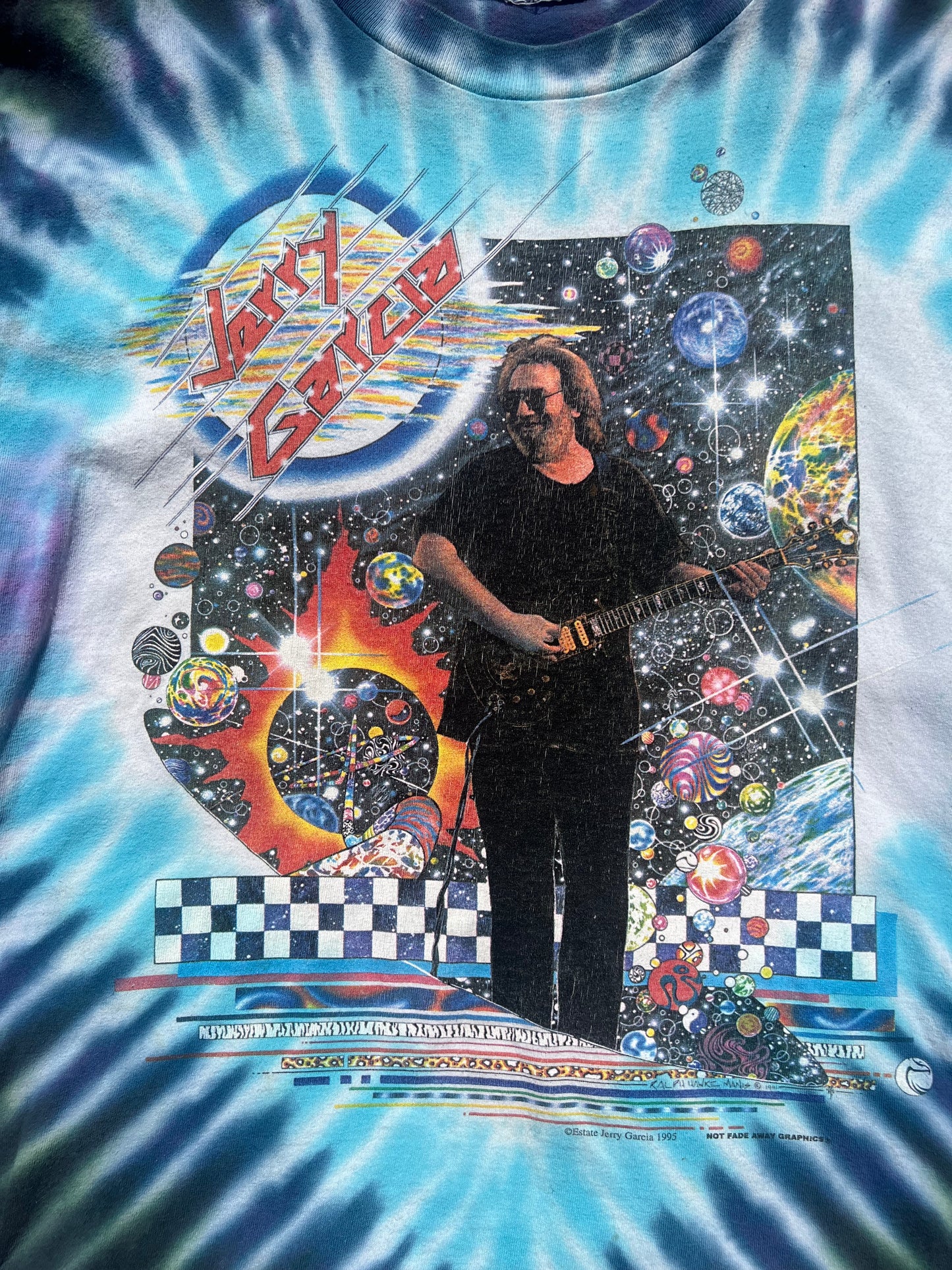 Vintage Jerry Garcia Band 1995 Not Fade Away graphics