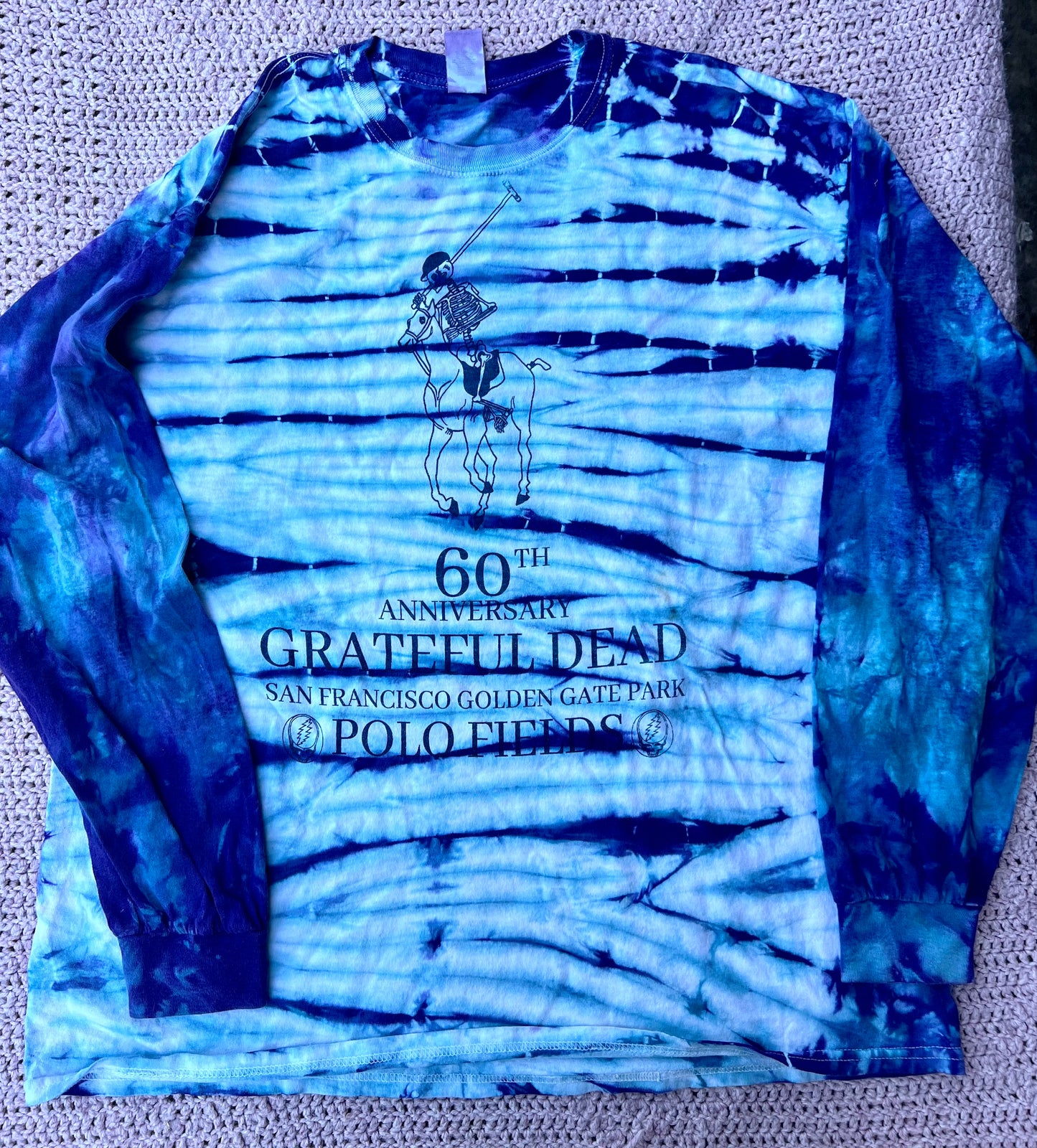 Polo fields long sleeve tiedye