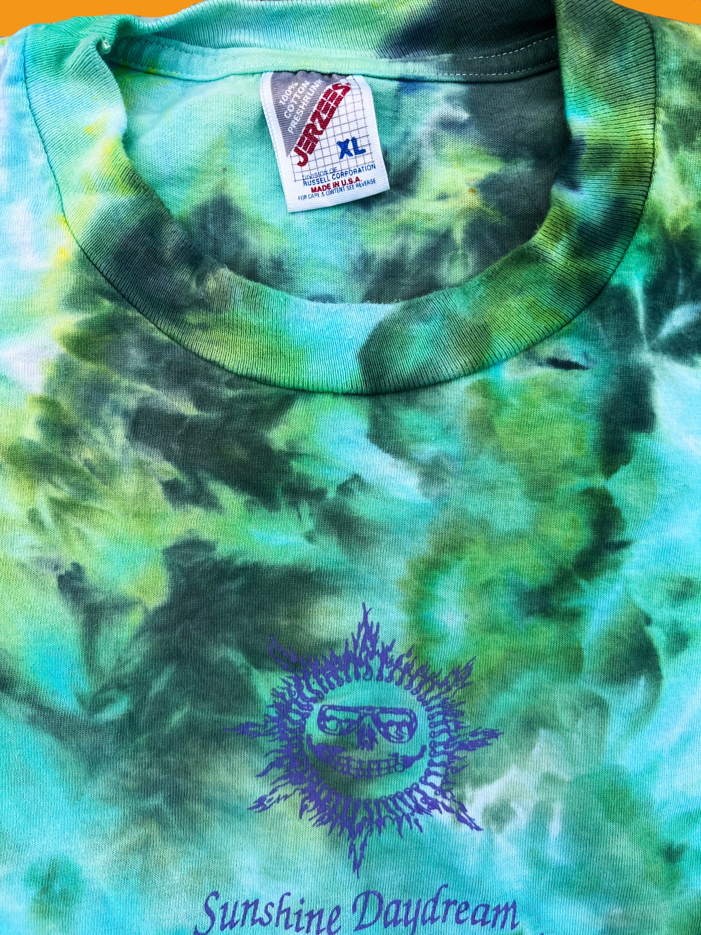 Vintage Sunshine Daydream (Grateful Dead song) Tie Dye short sleeved shirt