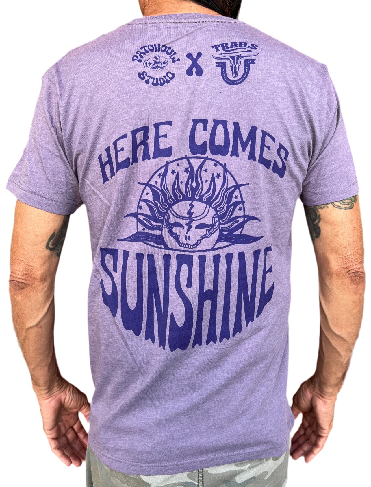 SPRING at the SPHERE- purple short sleeve t-shirt