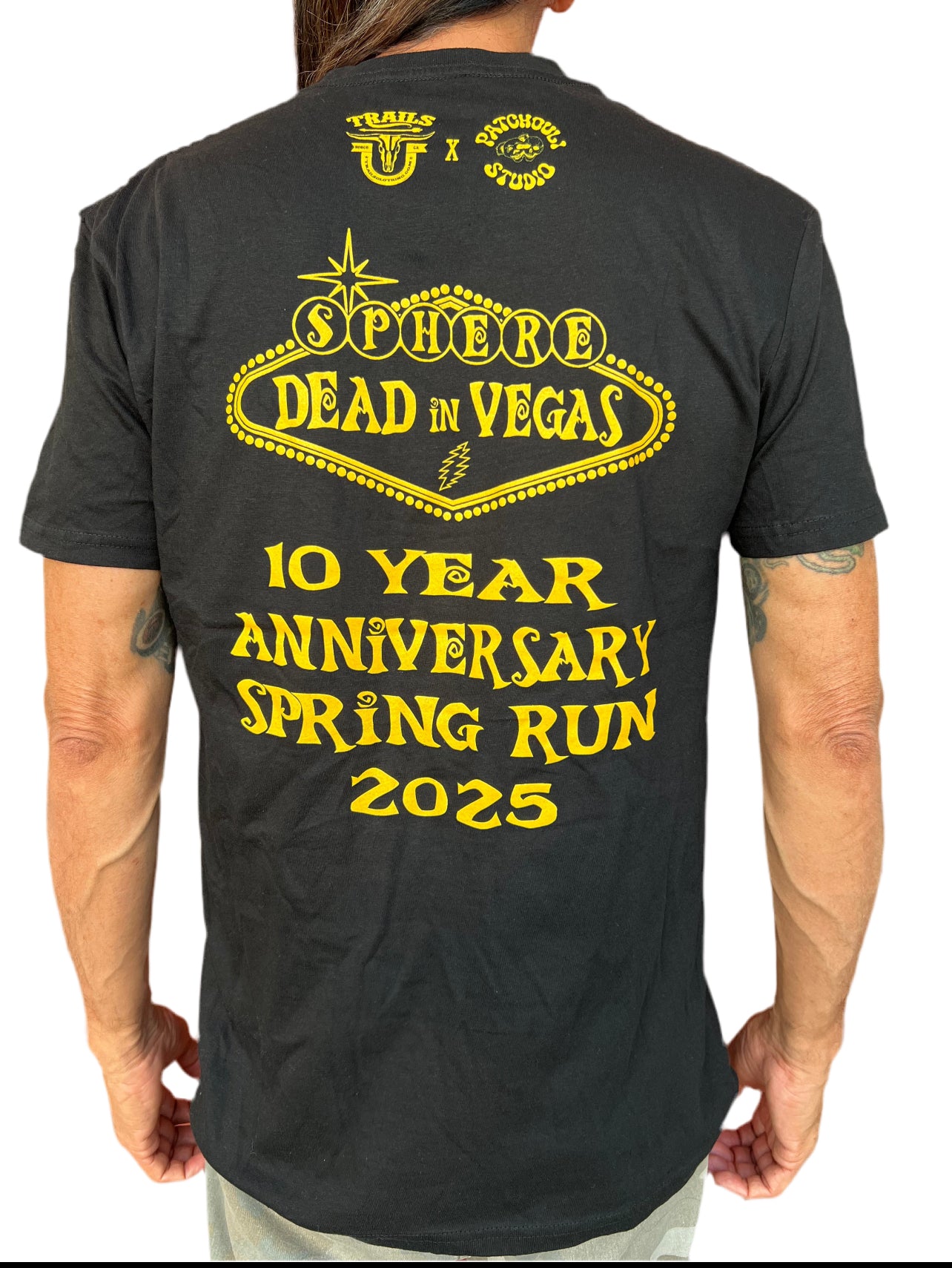 Dead in Vegas- black short sleeve t-shirt