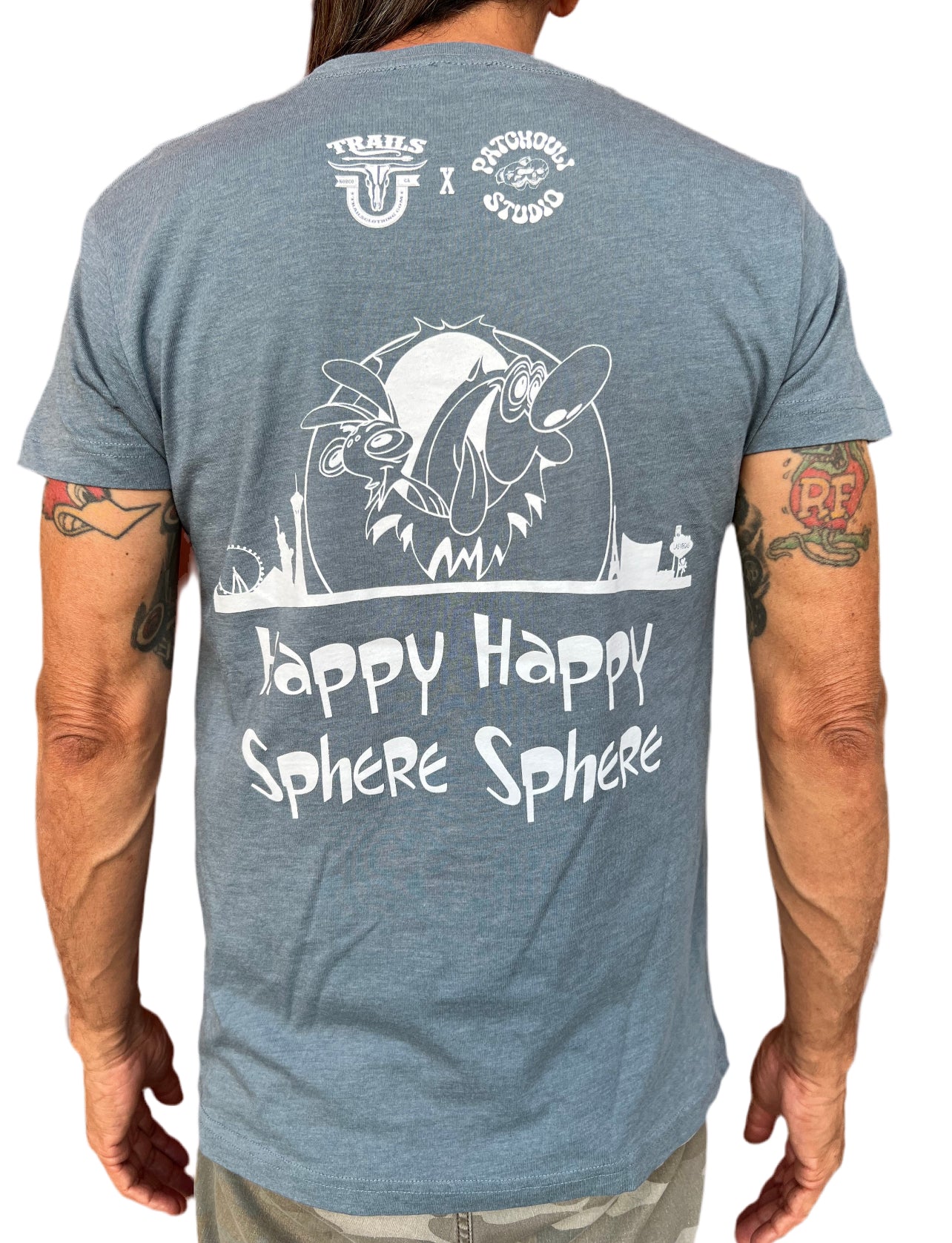 SPHERE and LOATHING- dark gray short sleeve t-shirt