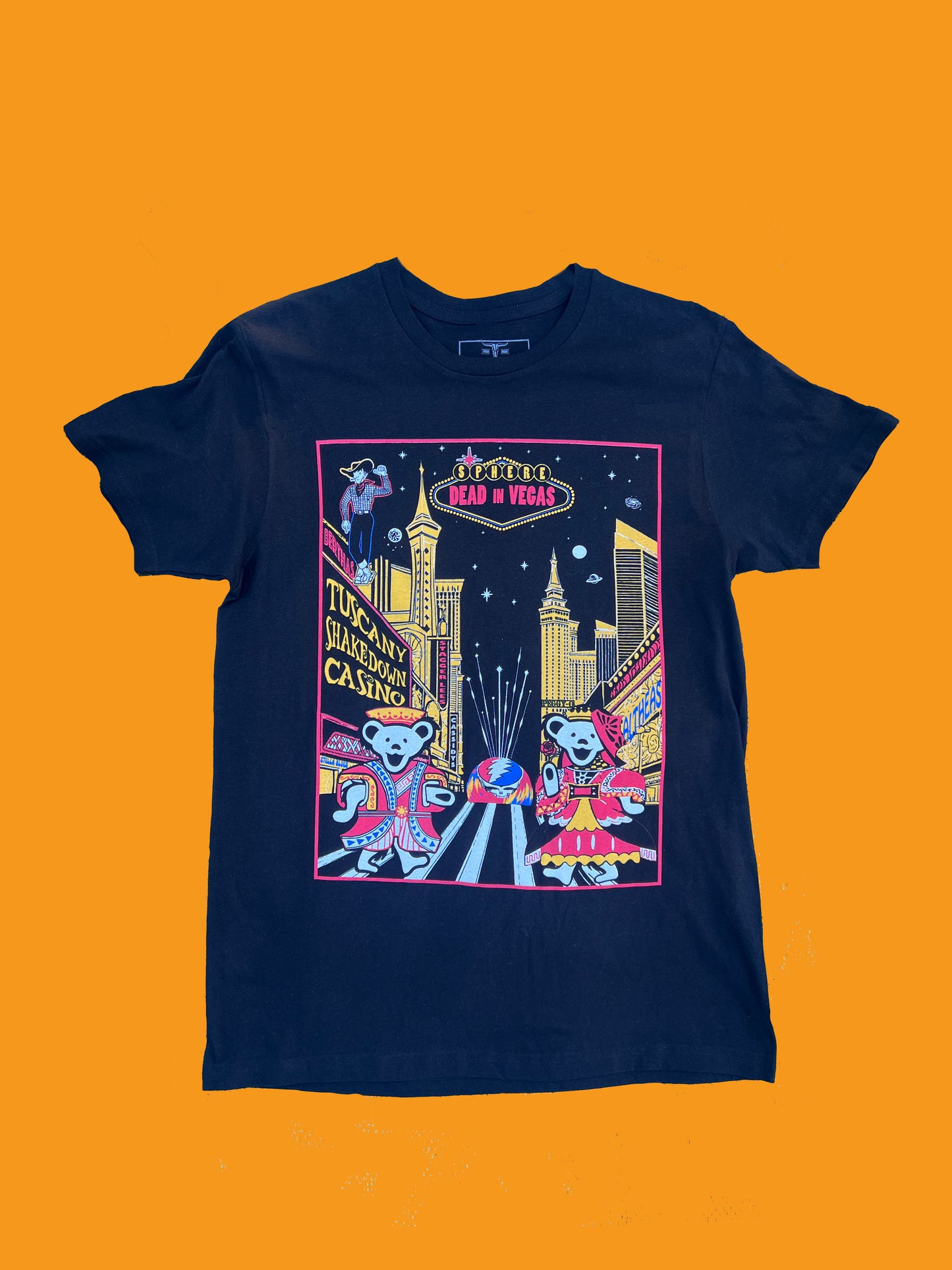 Dead in Vegas- black short sleeve t-shirt
