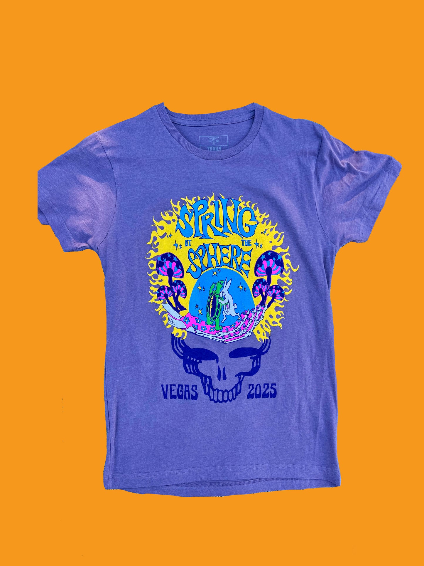 SPRING at the SPHERE- purple short sleeve t-shirt
