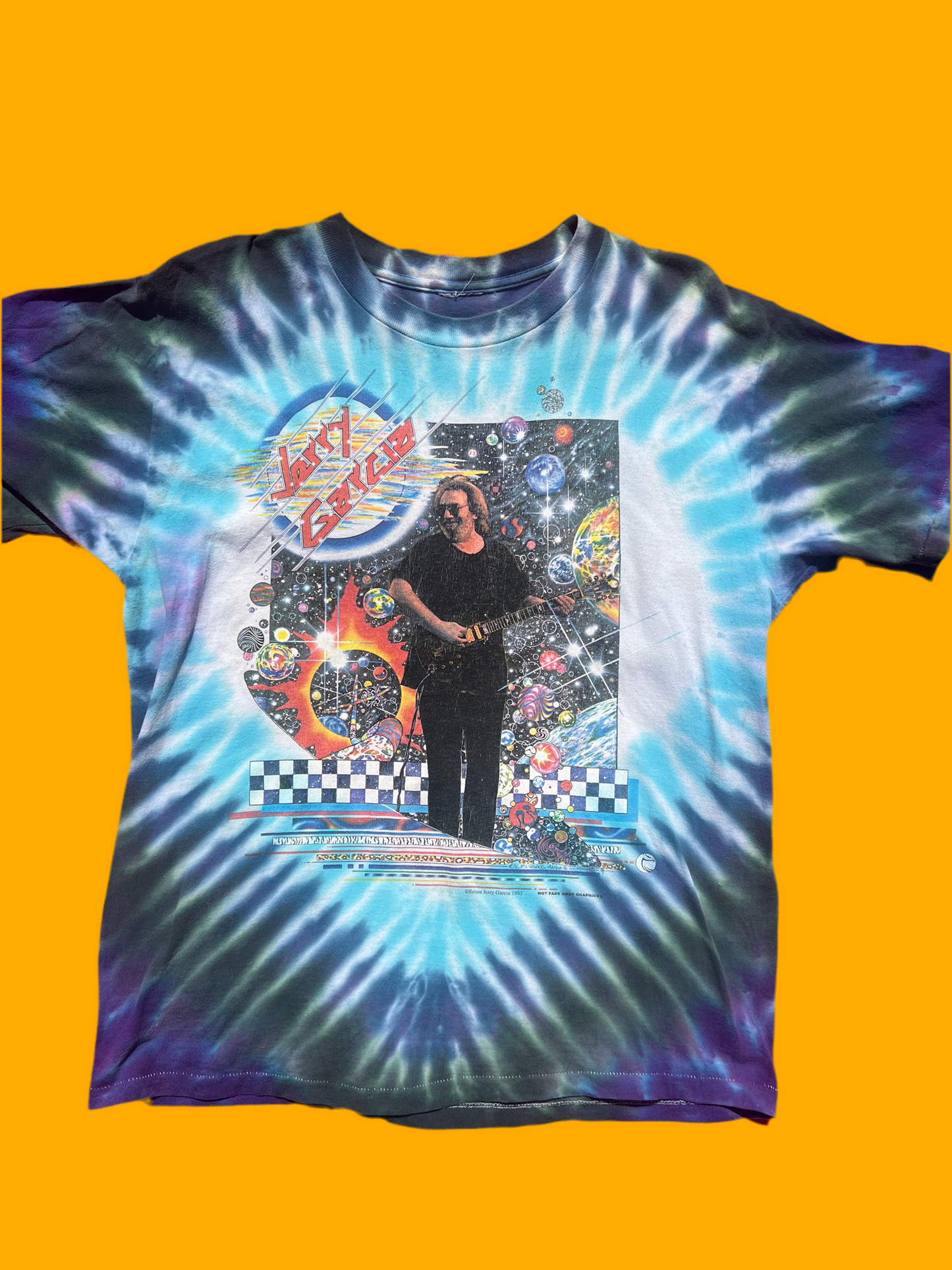 Vintage Jerry Garcia Band 1995 Not Fade Away graphics