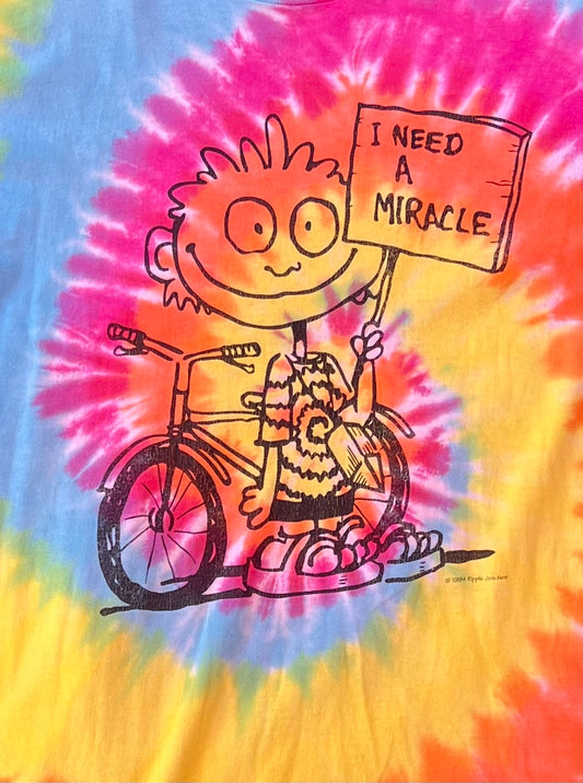 I Need a Miracle 1994 Vintage TieDye by Ripple Junction