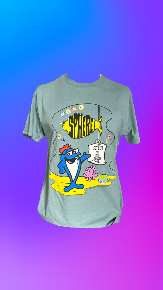 Charlie Tuna Sphere set list T-shirt