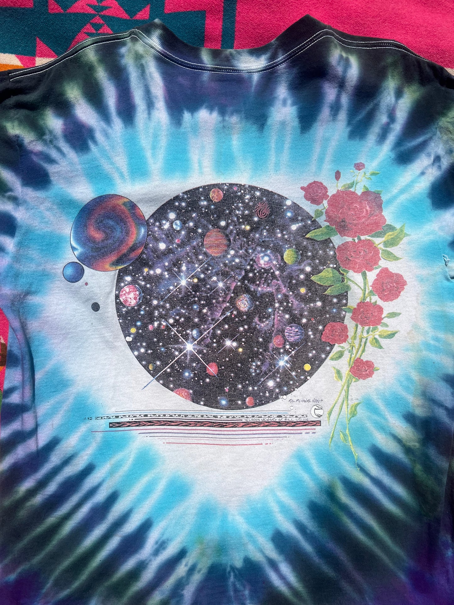 Vintage Jerry Garcia Band 1995 Not Fade Away graphics