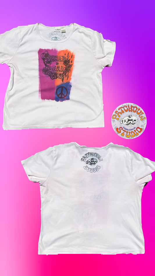 Grateful Shred fan art short sleeved vintage L.L. Bean shirt