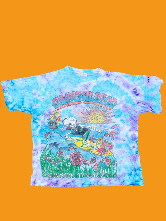 Vintage Grateful Dead Tie Dyed 1994 Summer Tour Lot Shirt