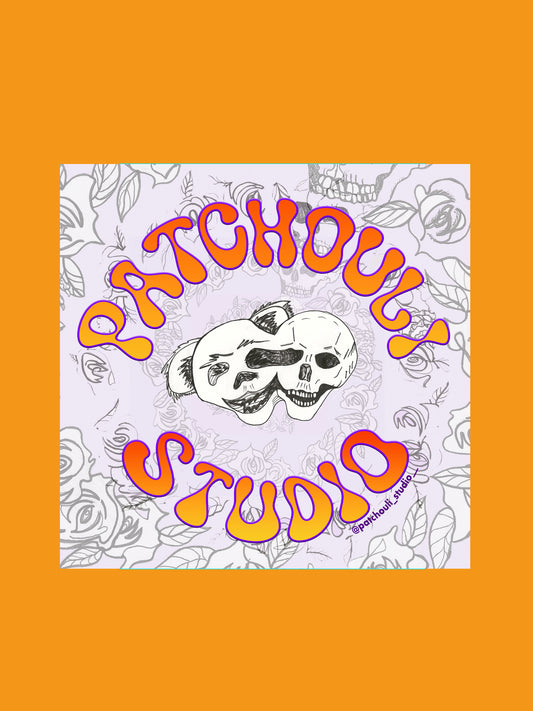 Patchouli Studio logo sticker